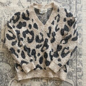 Pink martini V neck sweater